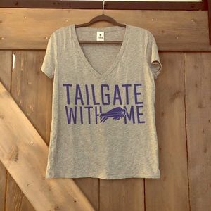 Victoria Secret PINK buffalo bills v neck t-shirt